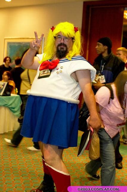 Zeus Thaber » Blog Archive » Big Guy Dressed as Sailor Moon