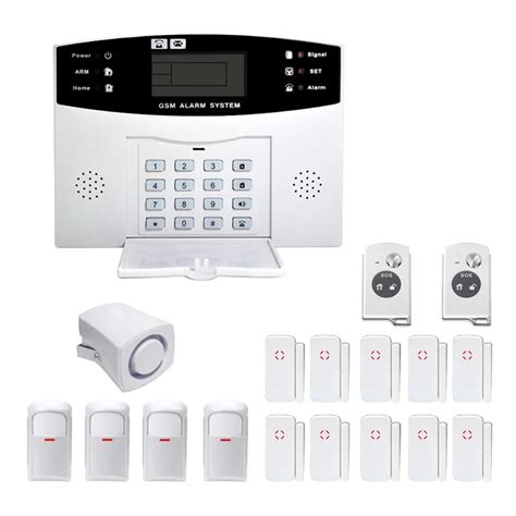 Wireless GSM Home Security Burglar Alarm System Auto Dialer-in Alarm System Kits from Security ...