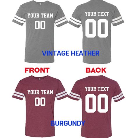 Customized Football Shirt Personalized Football Jersey Adult - Etsy