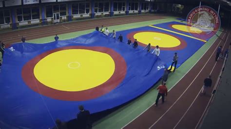 wrestling mats setup, how to buid best wrestling mat installation - YouTube