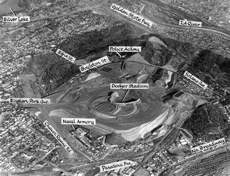 Dodger Stadium Construction 1962 | Los angeles history, Dodgers, California history