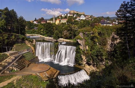 Jajce town and waterfall photo spot, Jajce