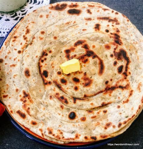 How to make Lachha Paratha - with Step By Step pictures