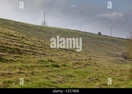 Possible example of solifluction (soil fluction), Dorset, England Stock Photo - Alamy