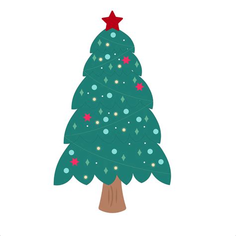 Christmas Tree Clipart 25404667 Vector Art at Vecteezy