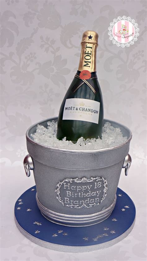 Champagne Bottle And Bucket - Completely Edible - CakeCentral.com