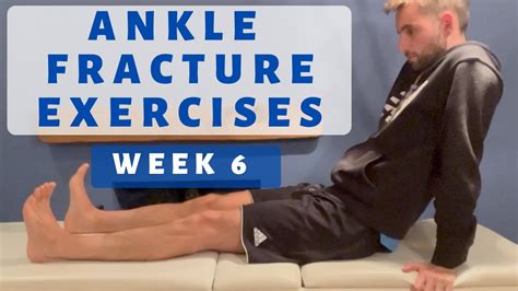 Routine Ankle Fracture Recovery Exercises: Week 6 - YouTube