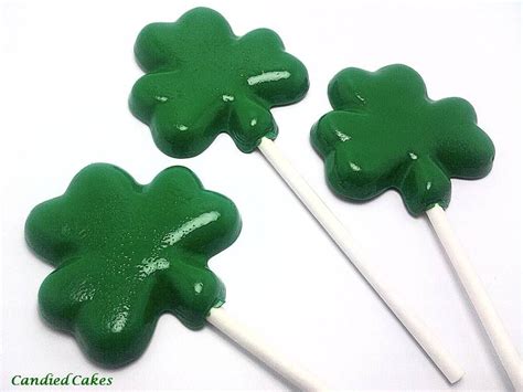 12 SHAMROCK LOLLIPOPS Saint Patrick's Day | Etsy | Lollipop, St patricks day, Shamrock