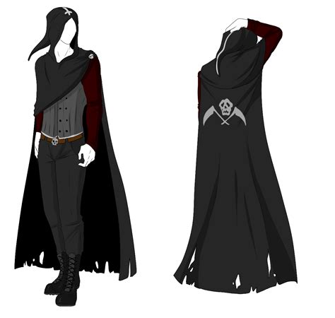 Custom Outfit Adopt - Reaper Cloak by ShadowInkAdopts.deviantart.com on @deviantART | Character ...