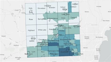 Oakland County unveils heatmap of COVID-19 cases by zipcode | FOX 2 Detroit