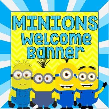 Welcome Back Minion Clip Art