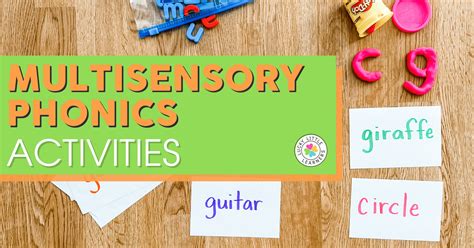 Multisensory Phonics Activities - Lucky Little Learners