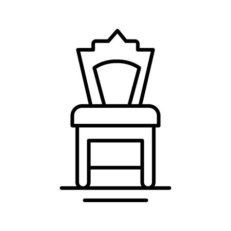 Chair Vector Icon 14601856 Vector Art at Vecteezy