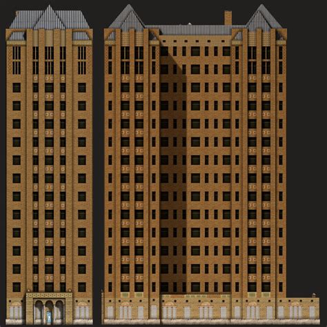 3D model Detroit Abandoned Skyscraper VR / AR / low-poly | CGTrader