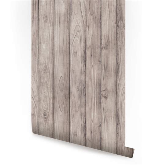 Wood Wallpaper, Peel and Stick - Rustic - Wallpaper - by Simple Shapes