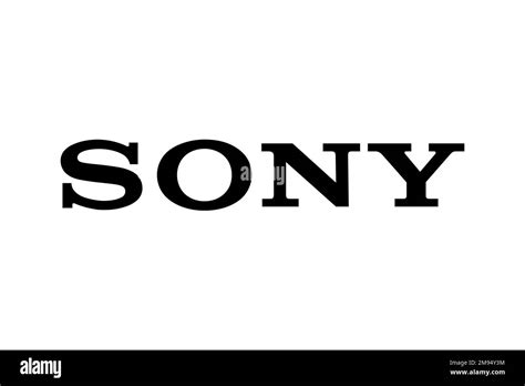 Sony, Logo, White background Stock Photo - Alamy