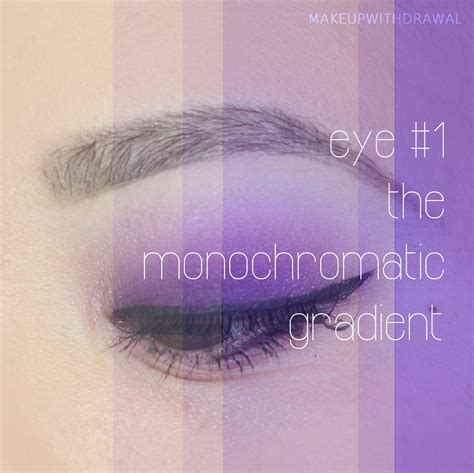 Eye Look #1: Monochromatic Gradient | Makeup Withdrawal