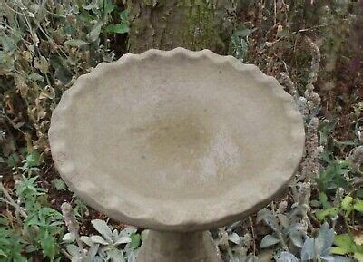 🇬🇧STONE GARDEN BIRD BATH TOP ONLY / FEEDER BOWL REPLACEMENT DISH ...