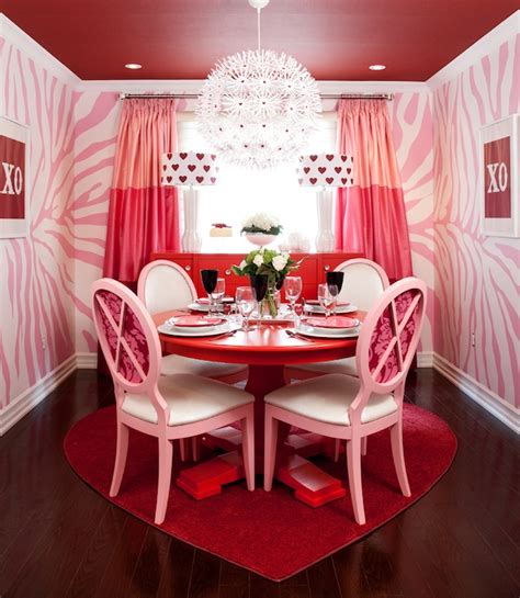 Pink Dining Room - Contemporary - dining room - Jennifer Brouwer Design