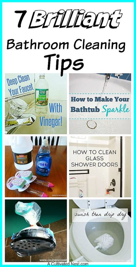 7 Brilliant Bathroom Cleaning Tips