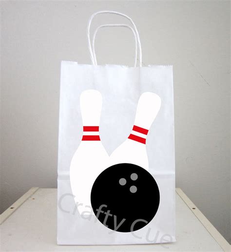 Bowling Goody Bags, Bowling Favor Bags, Bowling Gift Bags, Bowling ...