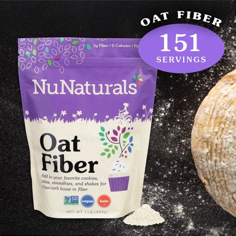 NuNaturals Oat Fiber (5 lb.) - Healthy Family Foods Ecom