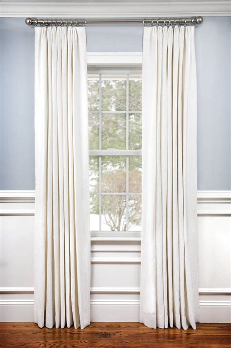 Silk n Drapes and More 100% Linen Pinch Pleated Lined Window Curtain Panel Drape (White, 27" W X ...