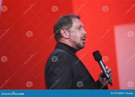 CEO of Oracle Larry Ellison Editorial Stock Photo - Image of speech ...