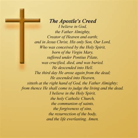 Apostles Creed Text Lutheran