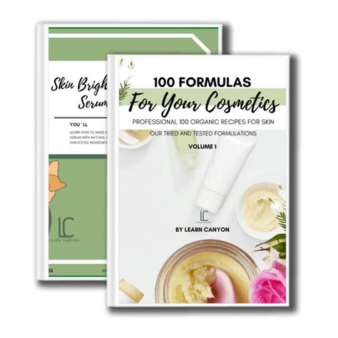 100 Formulas “For Your Cosmetics” | Learn Canyon