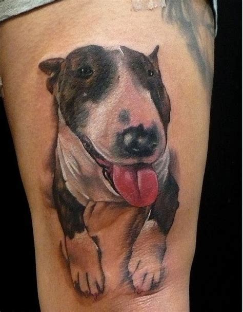 The 12 Coolest English Bull Terrier Tattoo Designs In The World