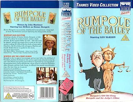 Rumpole of Bailey : Rumpole's Old Old Story / Rumpole and the Judge's Elbow [VHS] : Leo McKern ...