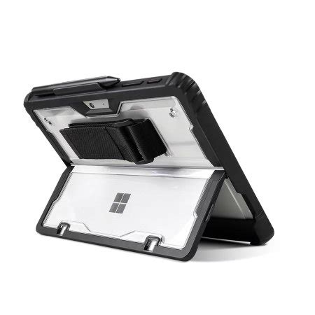 Olixar Microsoft Surface Pro 8 Tough Case With Pen Holder - Black