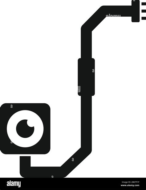 Broken phone camera icon. Simple illustration of broken phone camera vector icon for web design ...