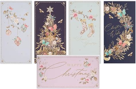 Clintons: Classic Keepsake Box Decorative Christmas Cards, Pack Of 10 ...