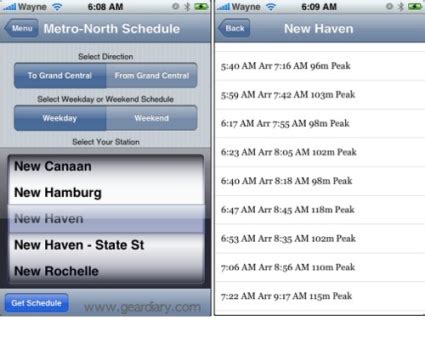 Metro North (MTA) Grand Central train schedule for your iPhone – Schulz ...