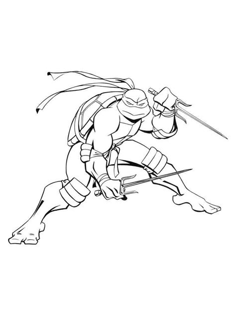 Raphael ninja turtles coloring pages