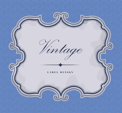 Premium Vector | Vintage ornate frame