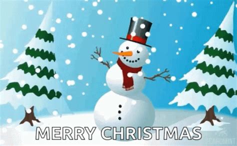 Christmas Snowman GIF - Christmas Snowman Trees - Discover & Share GIFs