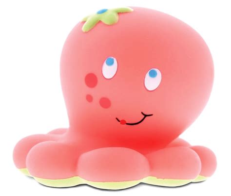 Bath toy pink octopus - Squirters bath toys