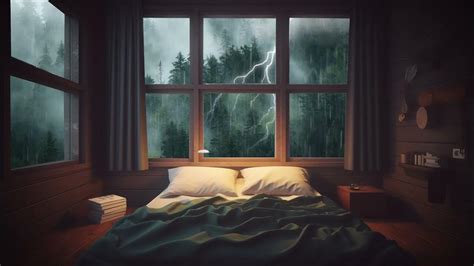 RAIN and THUNDER Sounds to Sleep Fast | Rain Sounds for Sleeping - for Insomnia, Study, Relaxing ...