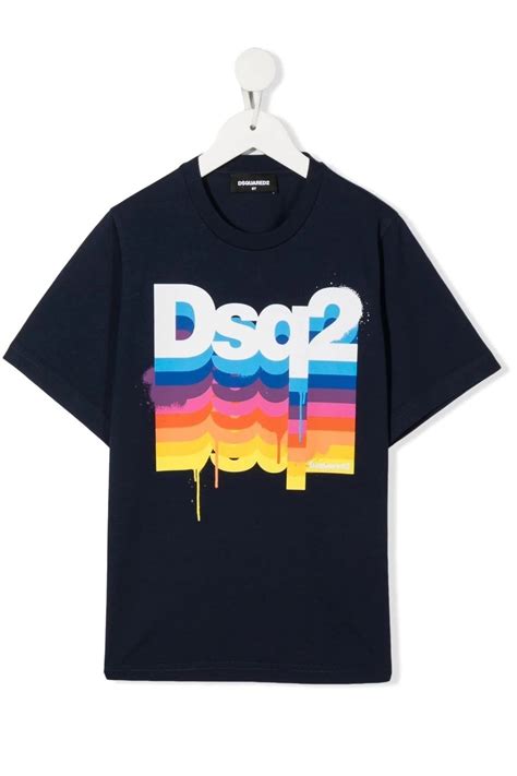 DSQUARED KIDS DSQ Drip T Shirt - Clothing from Circle Fashion UK