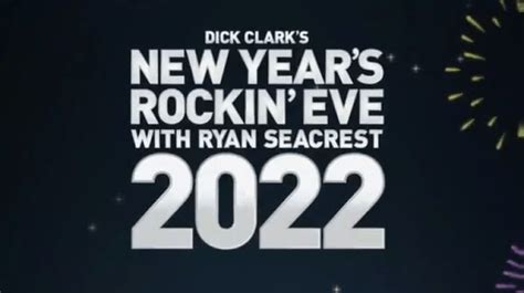 Dick Clark’s New Year’s Rockin’ Eve With Ryan Seacrest’ Still A Go At ABC