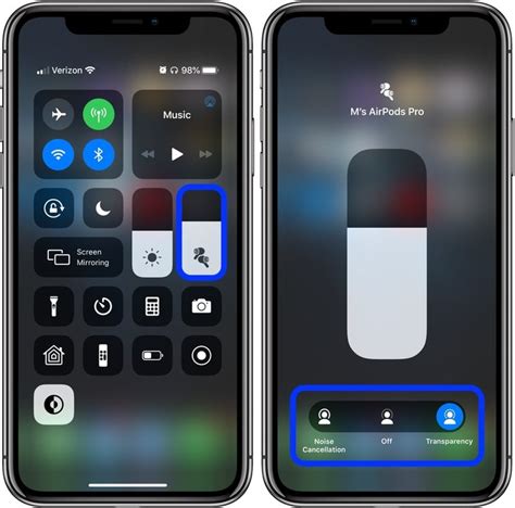 How To Control Noise Cancellation And Transparency Mode On AirPods Pro - MobyGeek.com