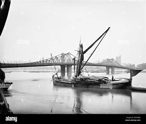 Lambeth Bridge, Lambeth, London, c1870-1900. Artist: York & Son Stock ...