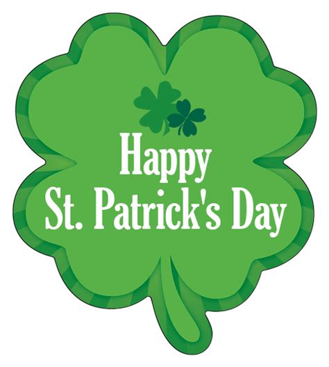 3x3.375 Custom 4 Leaf Clover Shape St Patrick's Day Magnets 20 Mil