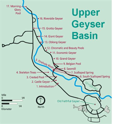 Upper Geyser Basin Map – Map Of The World