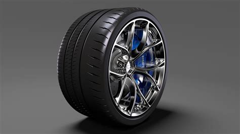 3D Bugatti Chiron wheel 2 | CGTrader