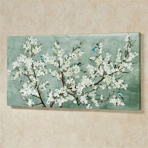 Blissful Branches Floral Canvas Wall Art