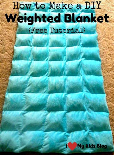 DIY Weighted Blanket Free Tutorial